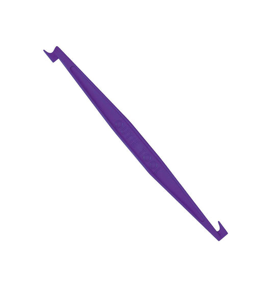 Purple Outie Tool designed for easy and safe retainer and aligner removal