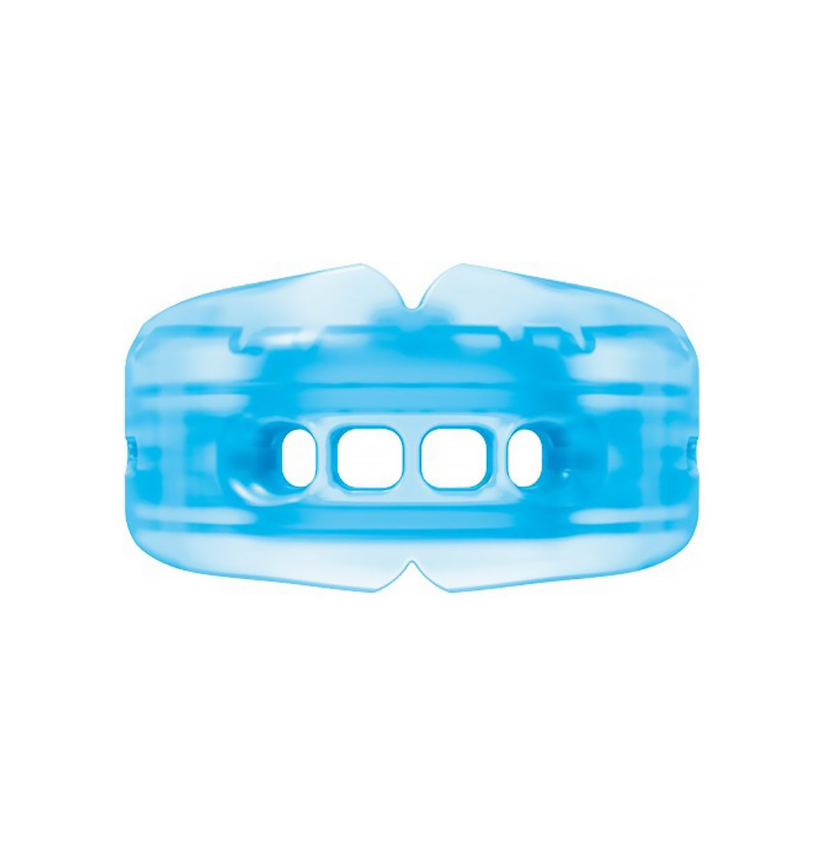 Blue Shock Doctor braces mouthguard for athletes with double protection and medical grade silicone.
