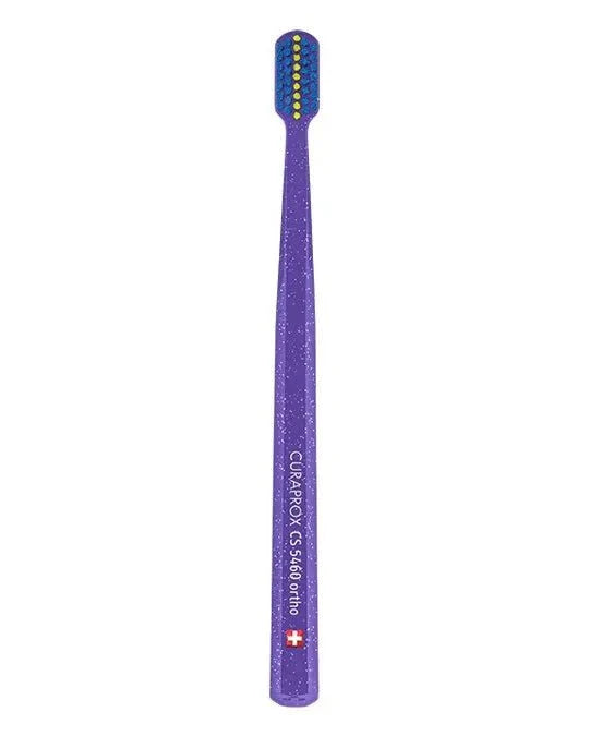 Curaprox CS 5460 orthodontic toothbrush with ultra-soft bristles and compact head for braces care
