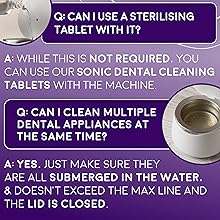 Sonic Spa Pro Ultrasonic Dental Pod Pro cleaner for retainers and aligners with advanced ultrasonic and UVC technology in compact design