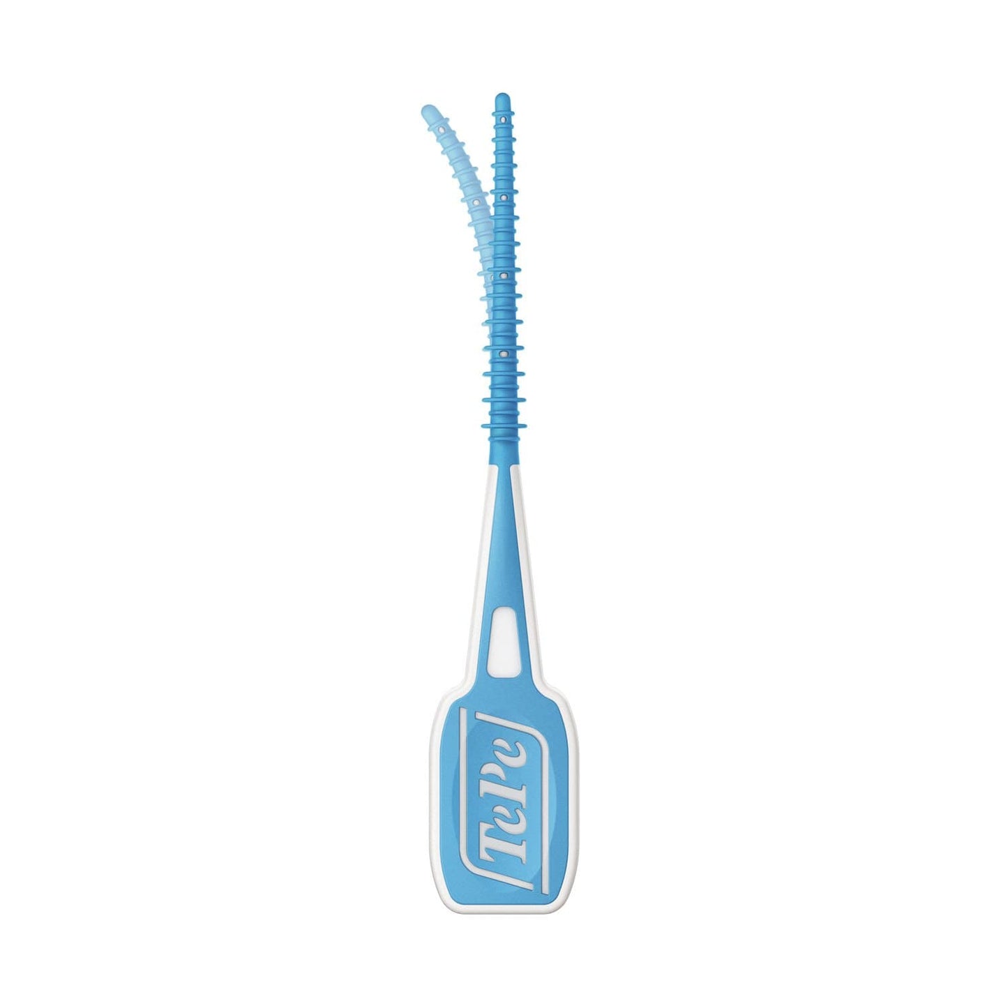 TePe Easypick interdental cleaner with silicone coating and non-slip grip in blue