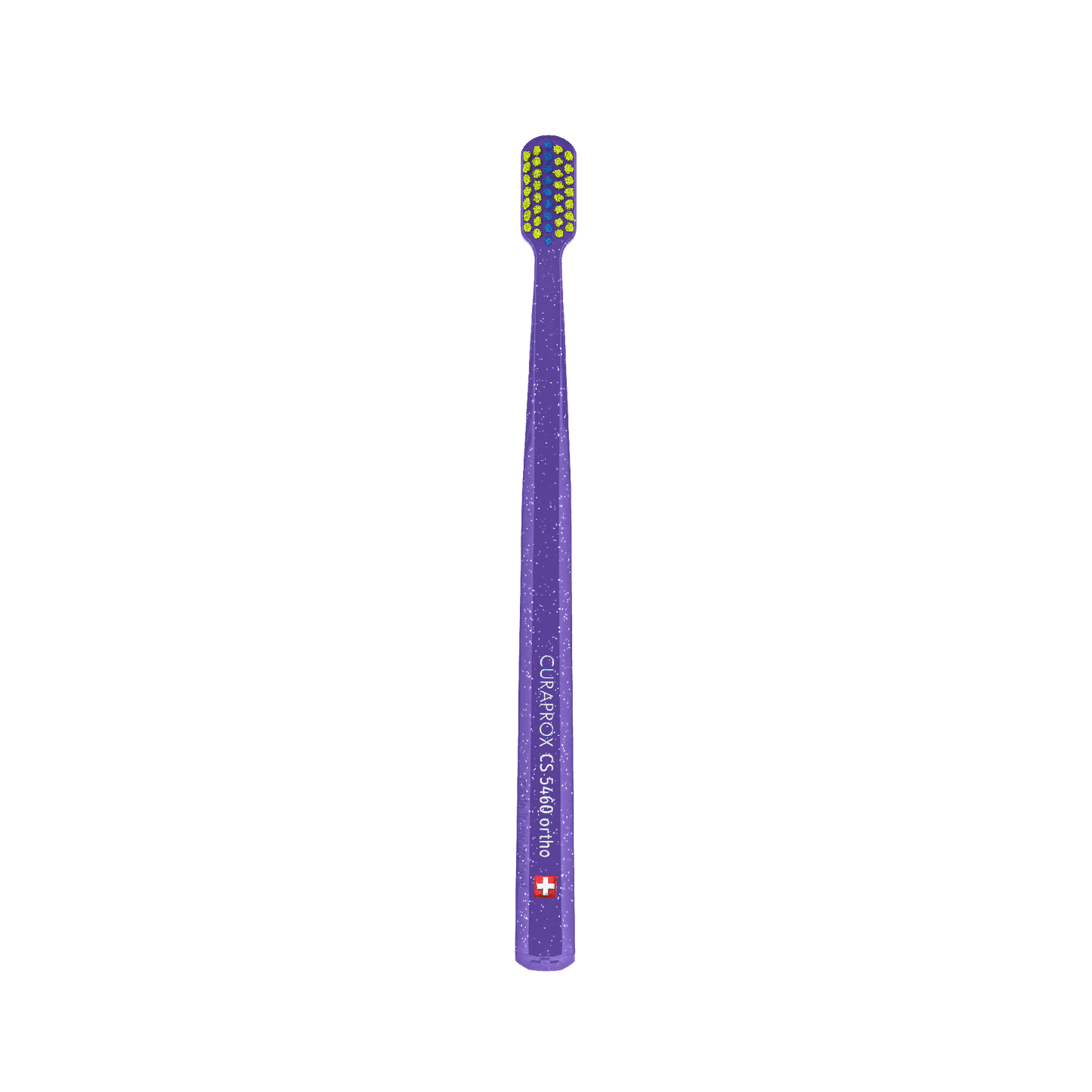 Curaprox CS 5460 orthodontic toothbrush with ultra-soft bristles designed for braces and gentle plaque removal.