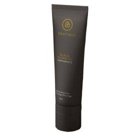 Boutique Black Diamond Toothpaste 75ml tube in sleek black packaging